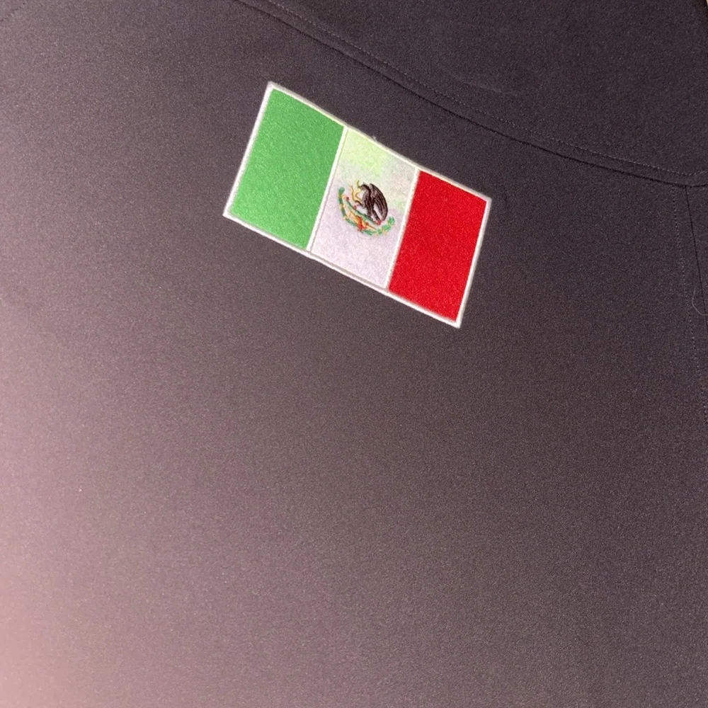 Ariat Black Jacket with Flag Patch - Picture 5 of 7